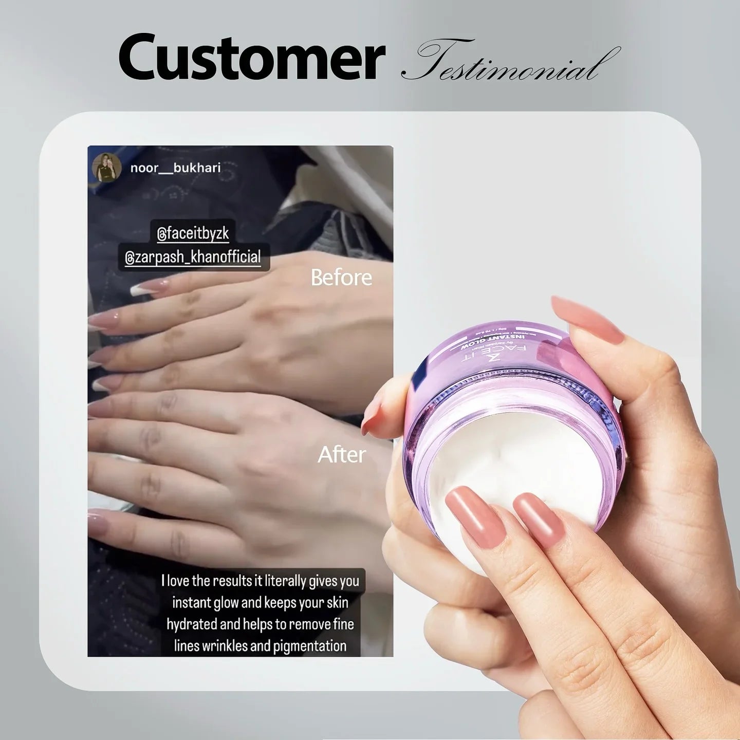 FACE IT INSTANT GLOW CREAM