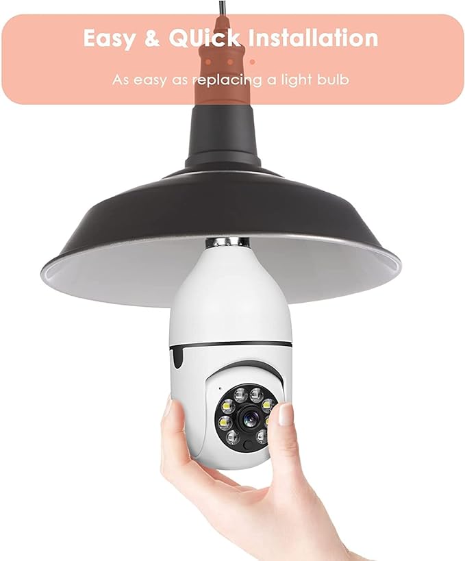 360° WIFI BULB SECURITY CAMERA