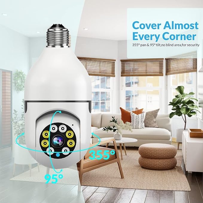 360° WIFI BULB SECURITY CAMERA