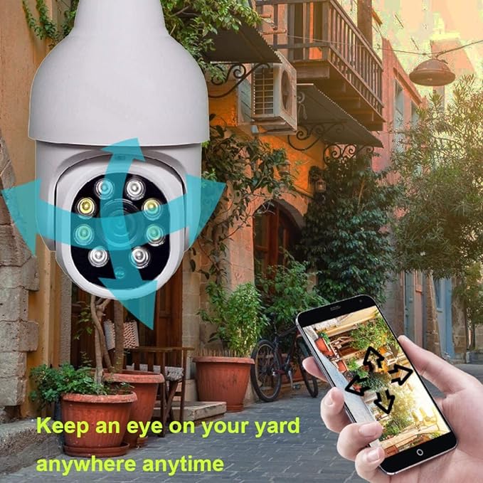 360° WIFI BULB SECURITY CAMERA