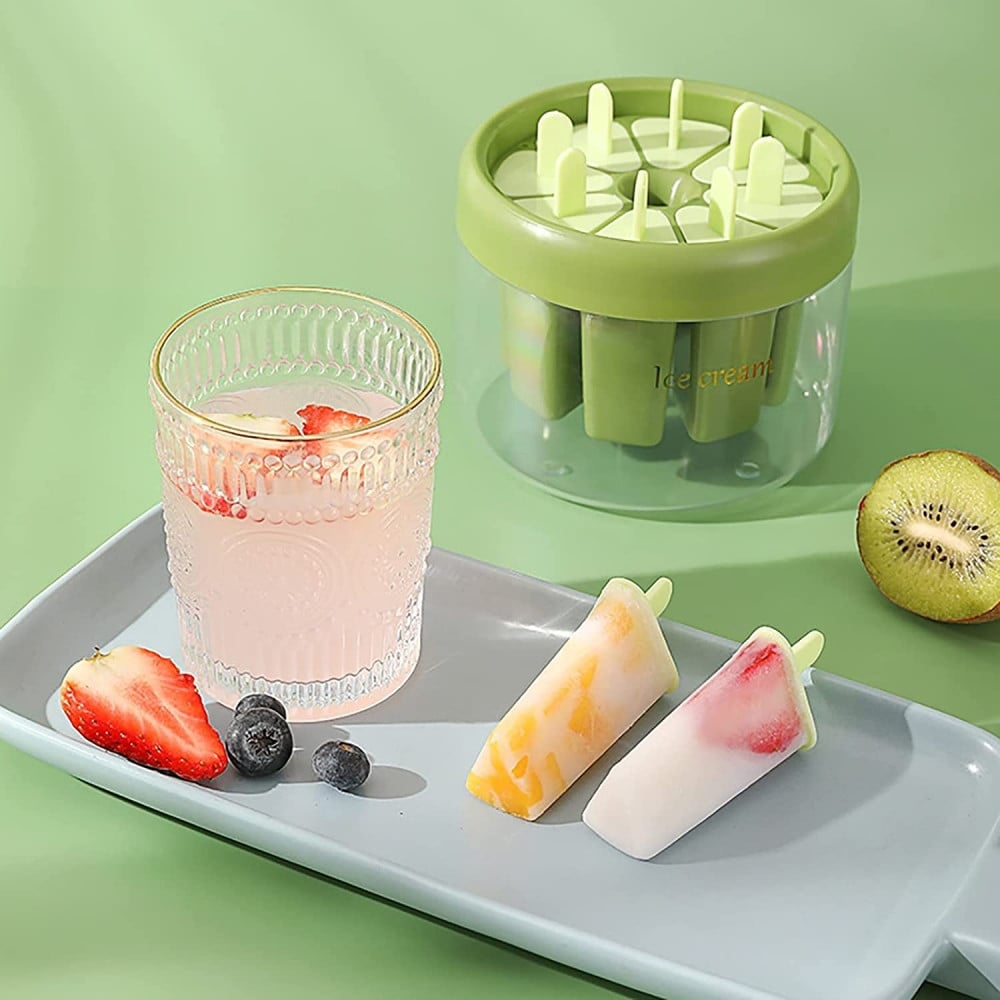 8 Grid Ice Cream/Popsicles Maker Mold For Homemade Deserts